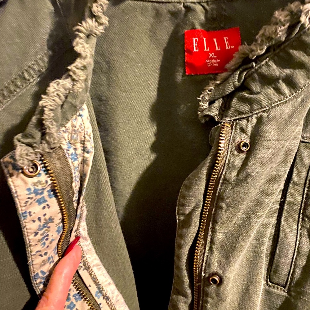 Green army jacket